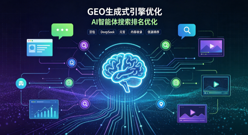 六合区GEO 浪潮来袭：生成式引擎优化崛起，创作者争抢豆包、DeepSeek、元宝智能体流量入口